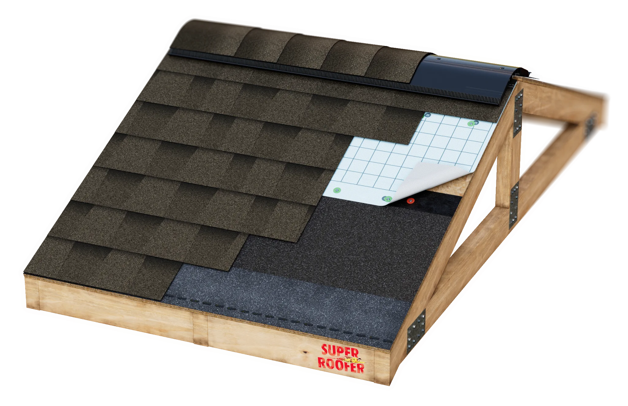 Residiential Roofing System Render